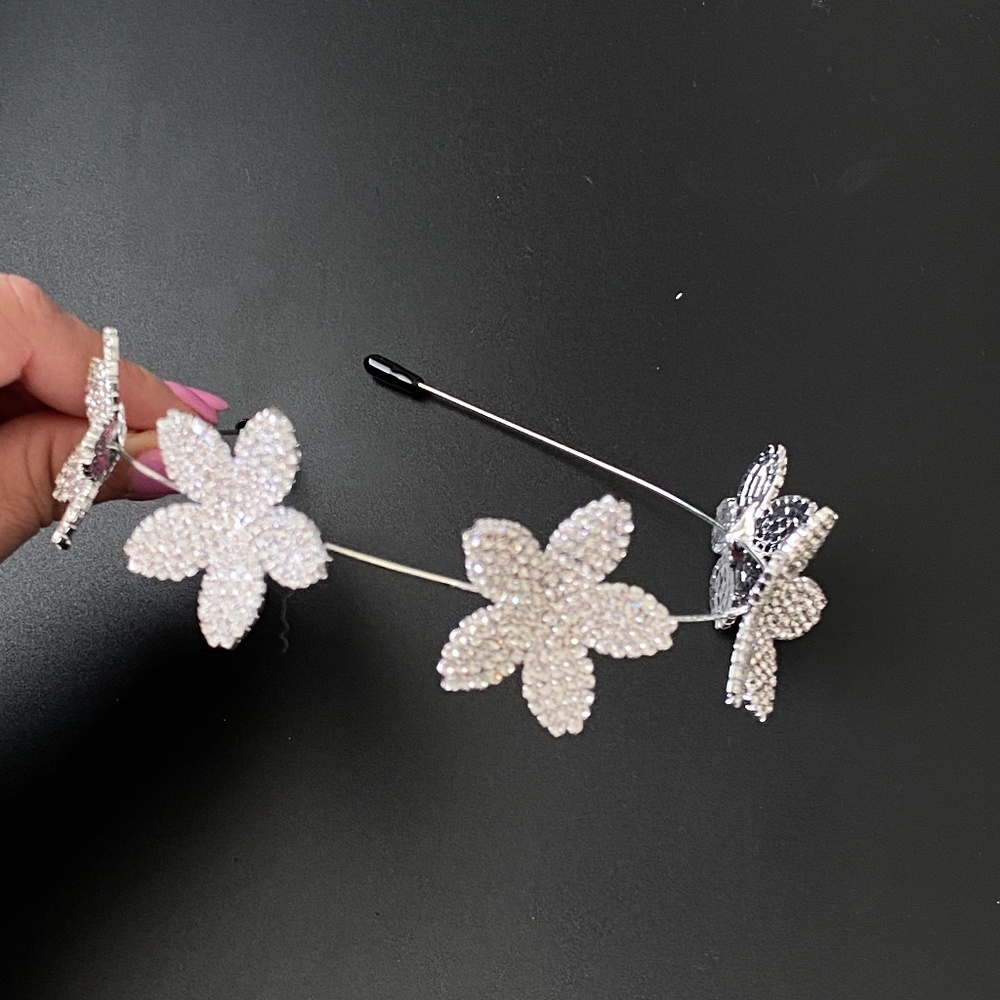 Rhinestone Headband peace